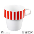 Taza estable vendedora caliente de la porcelana 9oz